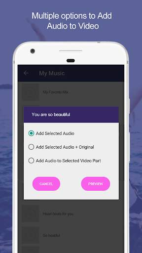 Add Audio to Video : Audio Vid screenshot 3