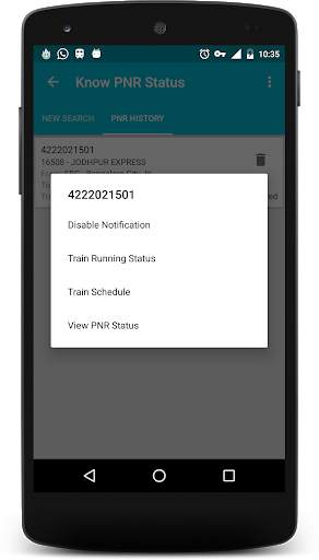Indian Rail Info App screenshot 3