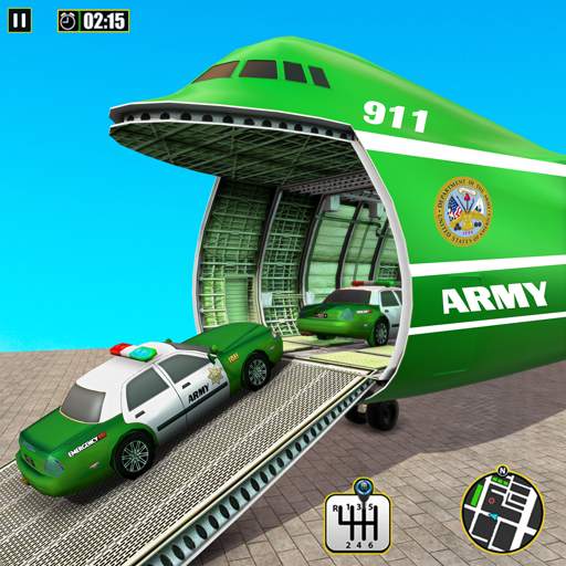 US Army Truck Transport-Car Transporter Truck Game