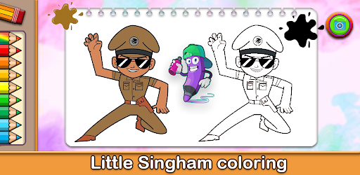 Little Singham - How to Draw black shadow - YouTube