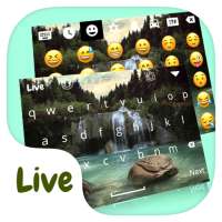 Waterfall Live Keyboard Theme