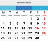 Sikkim Calendar