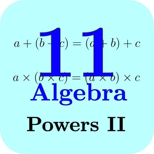 Algebra Tutorial 11