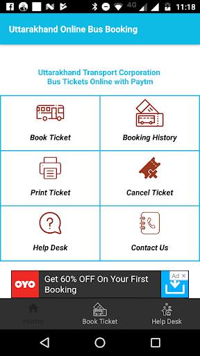 Uttarakhand Online Bus Booking скриншот 2