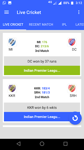 Crictime discount live score