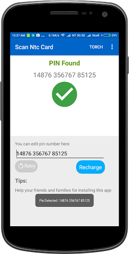 Recharge Scanner for NTC/Ncell screenshot 2