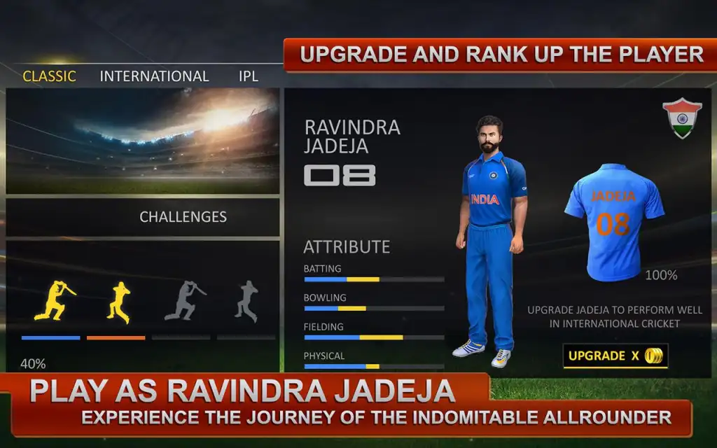 Ravindra Jadeja: World Cup Edition! For PC installation