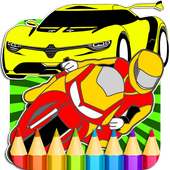 Top Cars Coloring Books