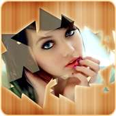 Wood Photo Frame with Artistic Photo Filters on 9Apps