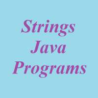 String JAVA Tut App