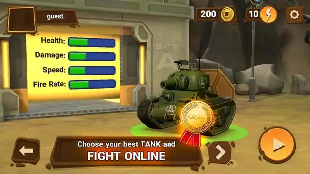 Tanks Arena io: Craft and Combat 🔥 Play online