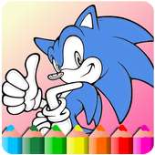 How to color Sonic the Hedgehog (coloring pages)