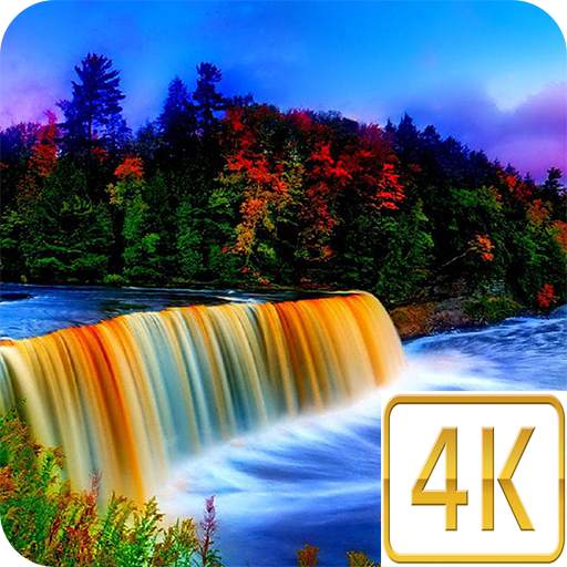 Waterfall Live Wallpaper 4K - Sensor, Multi Touch