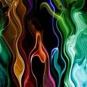 Beautiful color smoke