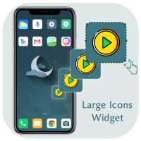 Large Icons Widget - Big Icons For Application
