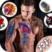 Tattoo my photo: tattoos for men- 3D tattoo design on 9Apps