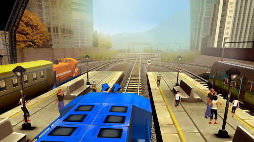 ट्रेन रेसिंग गेम्स 3डी 2प्लेयर स्क्रीनशॉट 17