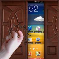 Wooden Knock Door Lock Screen on 9Apps
