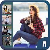 Girl Jeans Selfie Camera on 9Apps