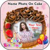 Happy Birthday Cake With Name And Photo