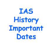 IAS History Important Dates on 9Apps