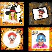 Halloween mask photo frame on 9Apps