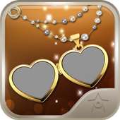 picture locket necklace Frames on 9Apps