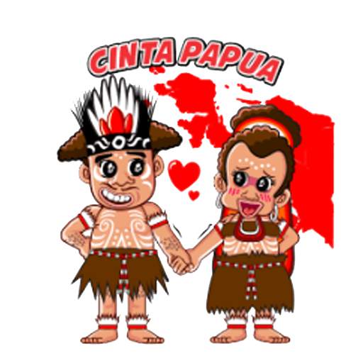 Stiker Cinta Papua
