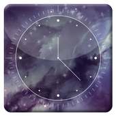 Galaxy X HD Analog Clock LWP