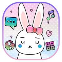 Cute Comic Kawaii Bunny Theme