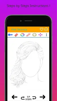 Download do APK de Como desenhar cabelo de anime para Android