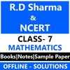 RD Sharma & NCERT Class 7 Math Solution - OFFLINE