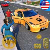 Yellow tax driver 3d juegos de taxi deportivo 2019