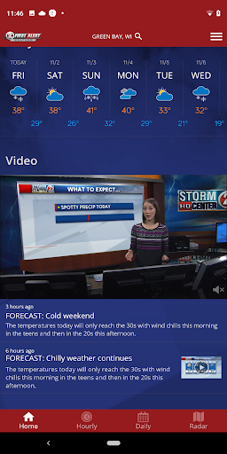 WBAY First Alert Weather screenshot 2