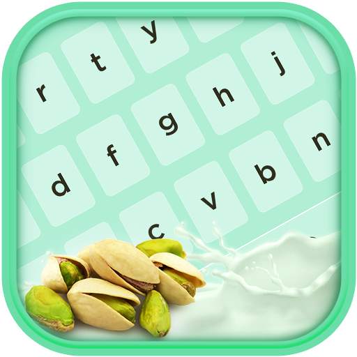 Pistachio sweet macaron keyboard