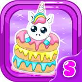 Unicorn Cake Maker Baking Games: Sweet maker