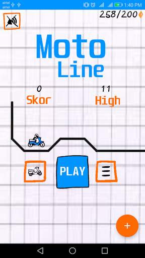 Moto Line - Motor bike racing game скриншот 1