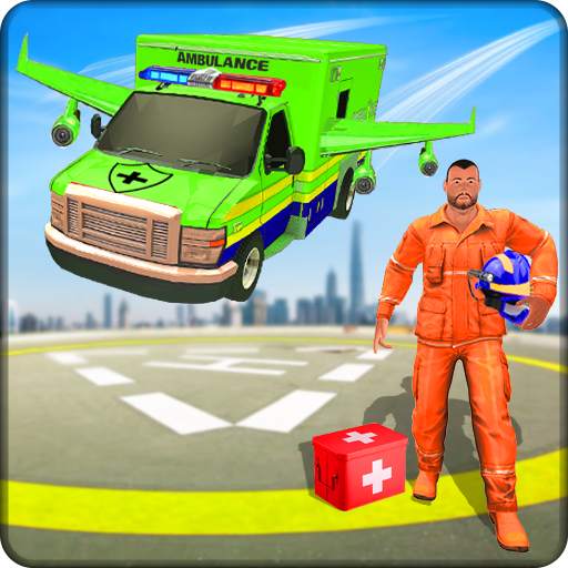 Flying Ambulance Game - Mobile Hospital Simulator