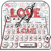 Doodle Love Keyboard on 9Apps