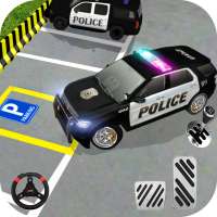 Police Car Parking Games: City Driving School 3D