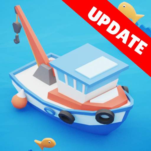 Fish idle: hooked tycoon. Fishing boat, hooking