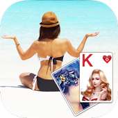 Solitaire Beach Yoga Theme on 9Apps