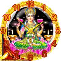 Mata Lakshmi Clock Lockscreen - Live Wallpaper