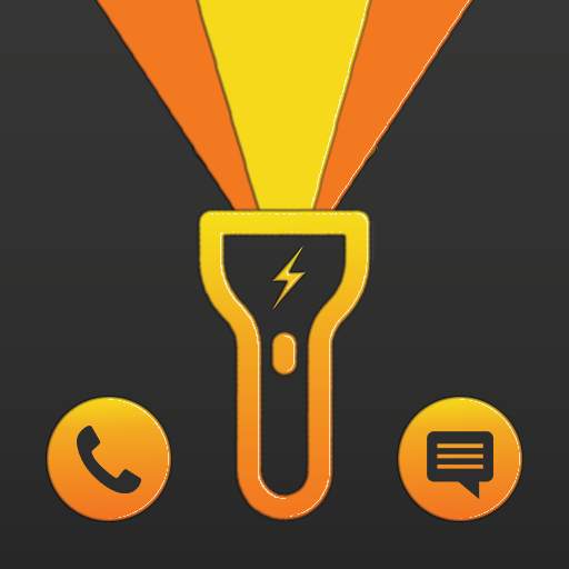 Flash alert on call and message - Blink Flashlight