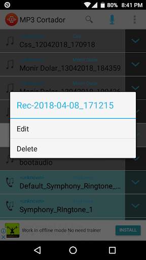 MP3 Tone Cutter screenshot 2