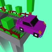 Blocky Car Bridge Builder