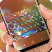Drop Keyboard Water Bubble Theme Colorful on 9Apps