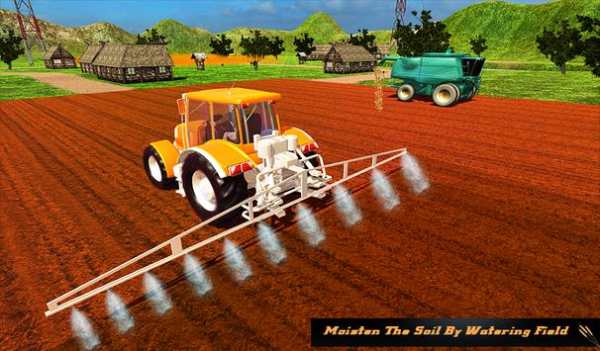 Forage Plow Farming USA Tractor Simulator screenshot 2