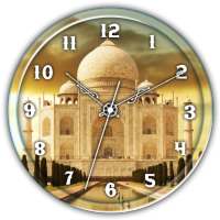 Taj Mahal Clock Live Wallpaper