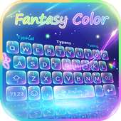 Beautiful Fantasy Color Keyboard Theme on 9Apps